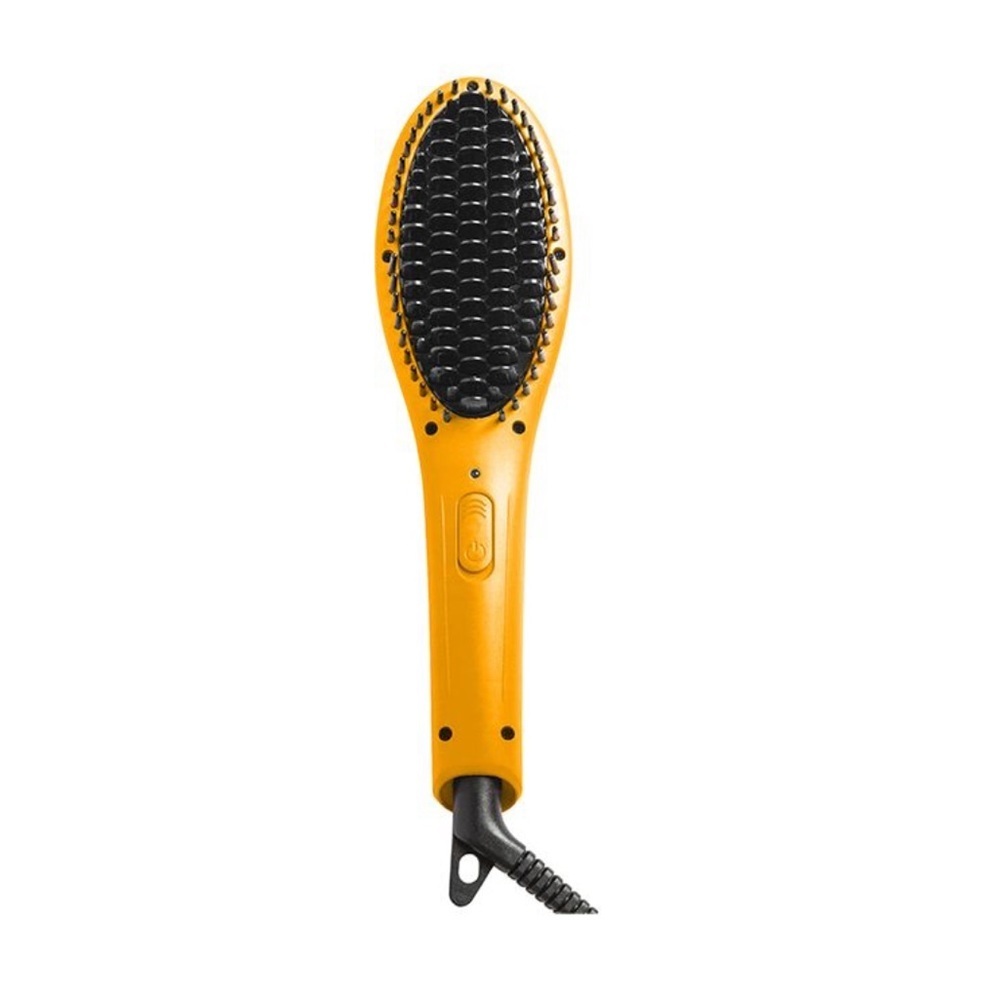 Soleil Hair Tools Mini Heat Brush Apricot Travel - New - Picture 3 of 7
